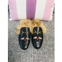 Copy Gucci Princetown Leather Slippers GC01106