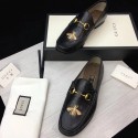 Designer Replica Gucci Jordaan Leather Loafers GC01459