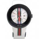 High Quality Gucci White Rubber Band White Round Dial 2165-301 RS07504
