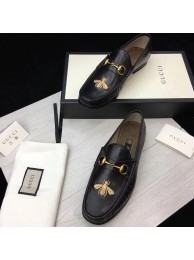 Designer Replica Gucci Jordaan Leather Loafers GC01459