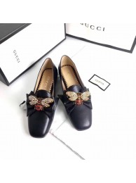 Fake High Quality Gucci Leather Ballet Flat with Bow GC00202