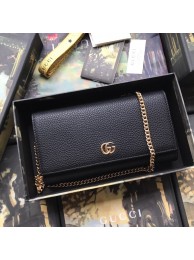 Gucci GG Marmont leather chain wallet GC01419
