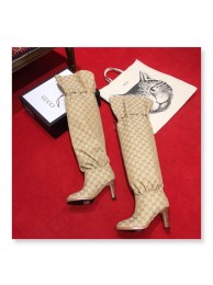 Knockoff Gucci canvas over-the-knee boots GC00776