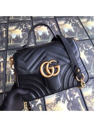 New Gucci GG Marmont Mini Top Handle Bag GC00523
