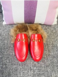 Replica Gucci Princetown Leather Slippers GC00976