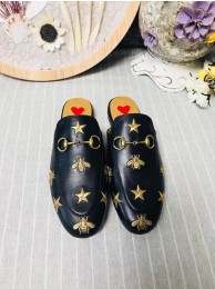 Replica Gucci Princetown Leather Slippers GC01145