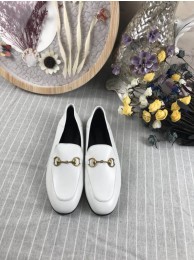 Top Gucci Leather Horsebit Loafers GC01550